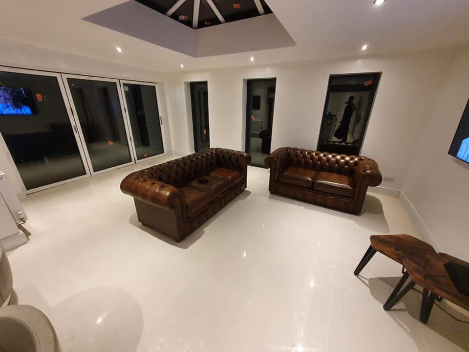 Modern interior space finish